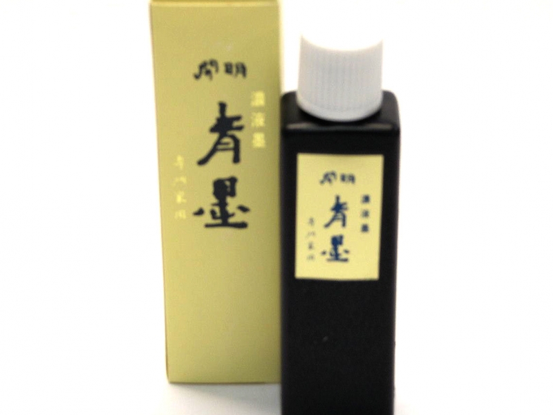 100ml Kai Ming Extra Dense Indigo Black/Blue Ink