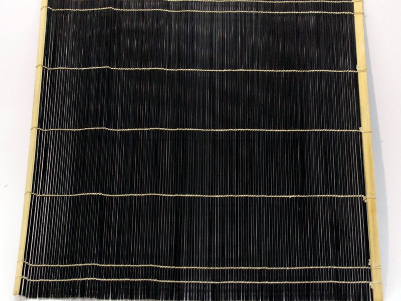 黑竹筆卷 Black Bamboo Brush Mat  