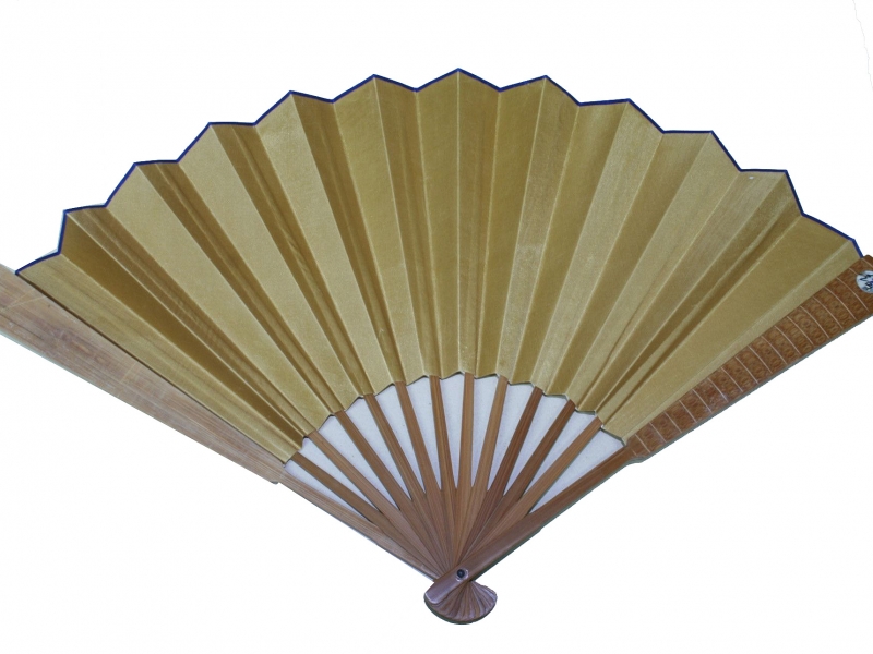 33cm Mid Brown Polished Fan