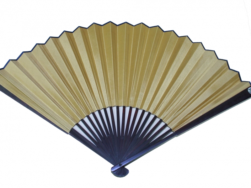 33cm Dark Brown Polished Fan