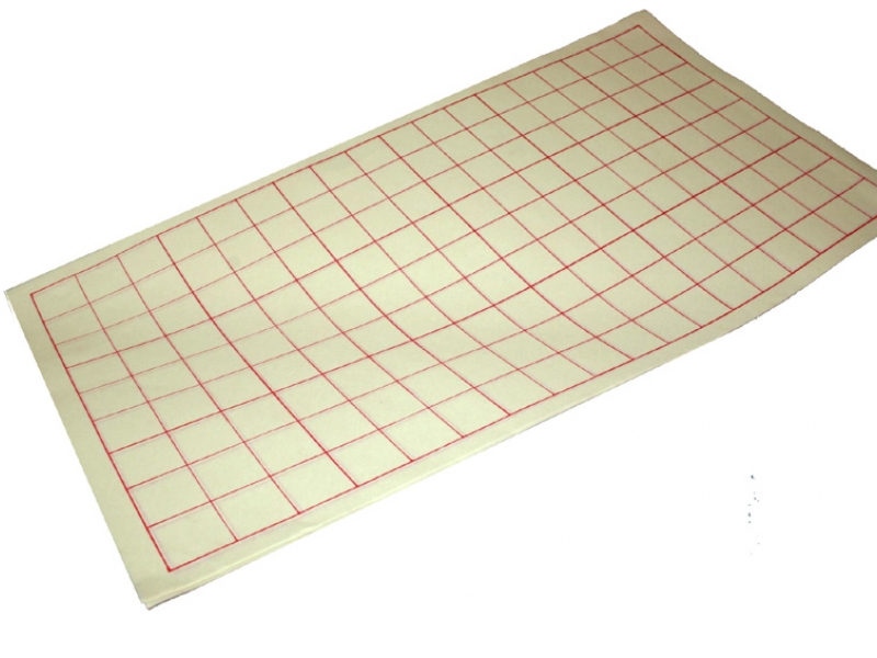 3.5cm Red Woodblock Practice Paper
