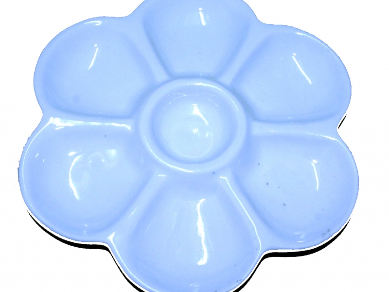 23cm White China Color Mixing Dish 23cm White China Color Mixing Dish