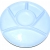 大白瓷調色碟 23cm White Ceramic Color Mixing Plate 大白瓷調色碟 23cm White Ceramic Color Mixing Plate