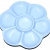 15cm White China Color Mixing Dish 15cm White China Color Mixing Dish