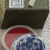 30g Xiling Vermillion Seal Mud Ceramic Pot 西冷 青花光明硃砂印泥