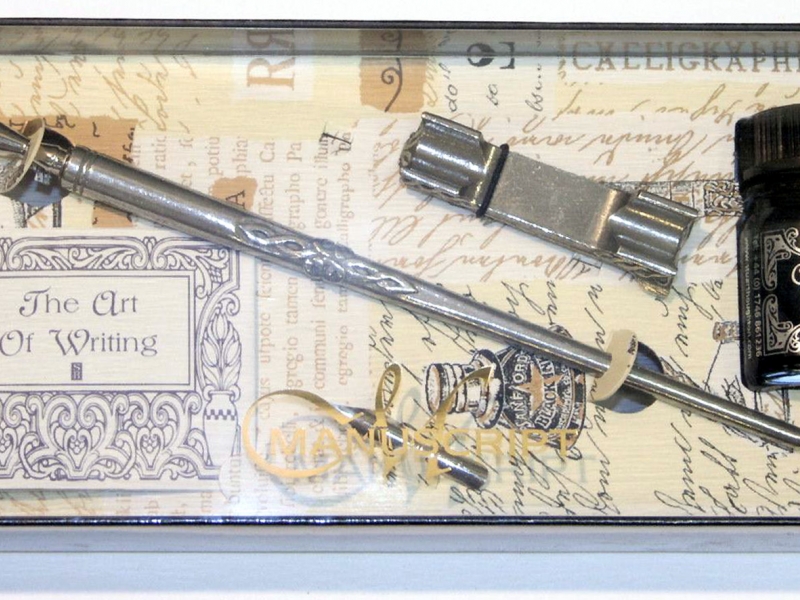 Manuscript- The Art of Writing Calligraphy Set (Silver)