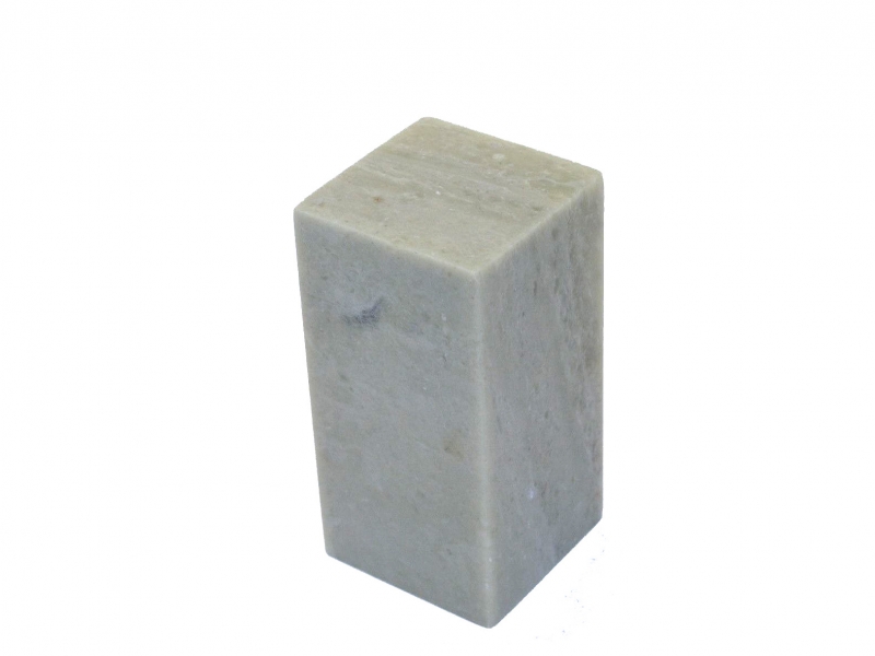 青田石方平頭印 35mm Qingtianshi Square Plain Seal Stone