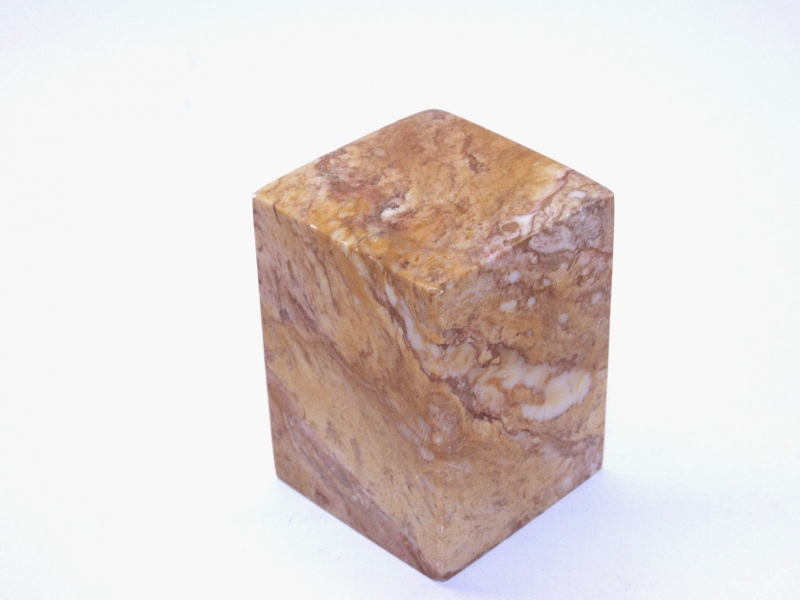 巴林彩凍方平頭印 50mm Balin Colour Crystal Square Plain Seal