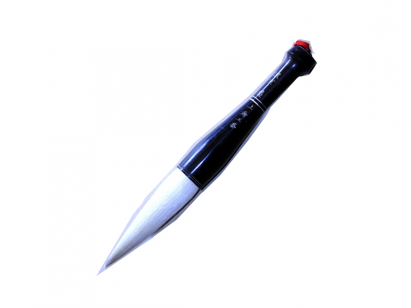 京揸 三號 #3 Jing Ja Goat with Horn Ferrule Beijing  Grip Brush